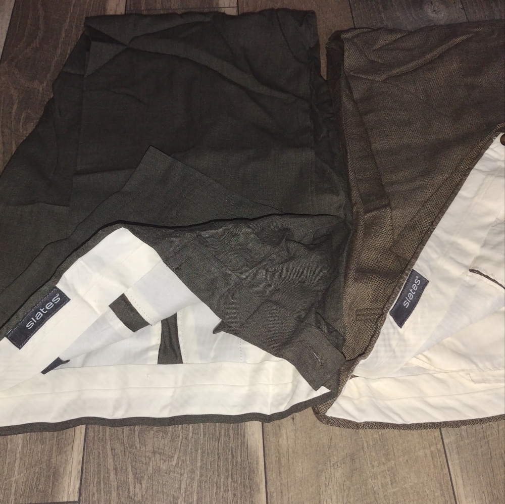 Slates - men's slacks, lot of 2